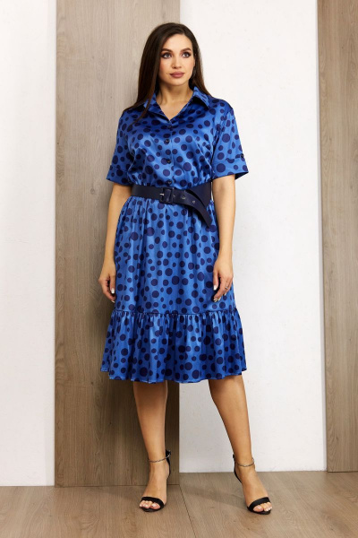 Платье Condra 4359 голубой-синий - фото 1