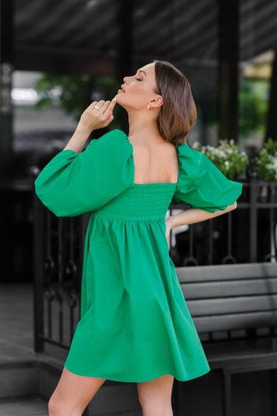 Платье Temper 420 зеленый - фото 2