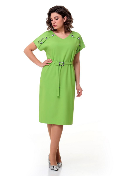 Платье Мишель стиль 1062 зеленый - фото 1