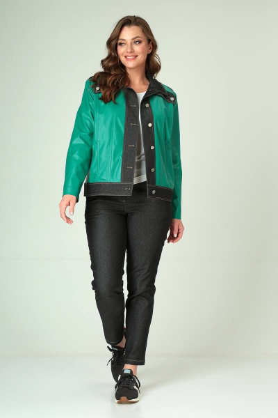 Брюки, куртка Liona Style 842 зеленый - фото 1