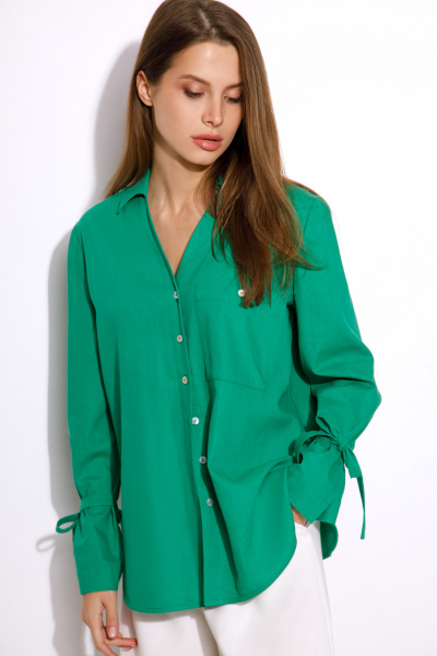 Блуза Luitui R5020 зеленый - фото 1