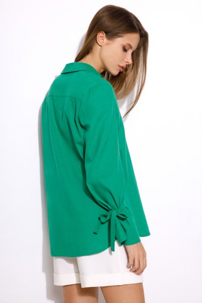 Блуза Luitui R5020 зеленый - фото 2