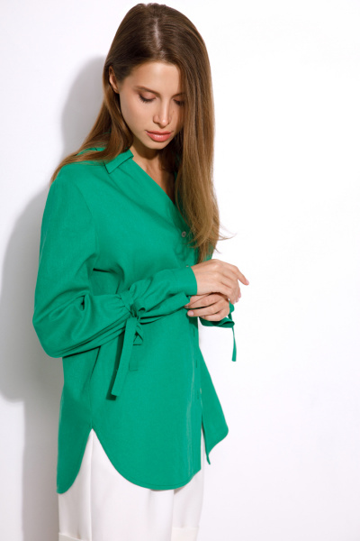Блуза Luitui R5020 зеленый - фото 3