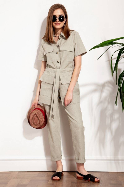 Брюки Nova Line 40010 серый - фото 1