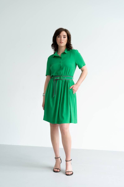 Платье JRSy 2142 зелень - фото 1