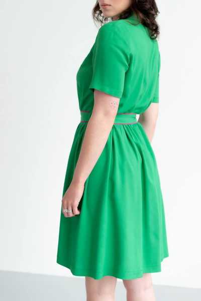 Платье JRSy 2142 зелень - фото 3