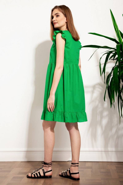 Платье Nova Line 50266 зеленый - фото 6
