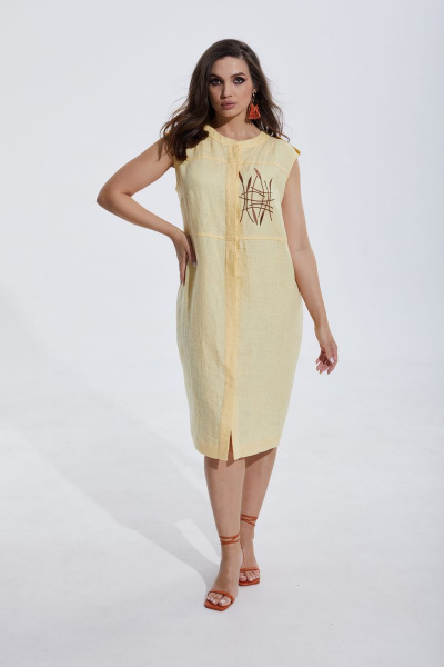 Платье MALI 422-029 желтый - фото 1