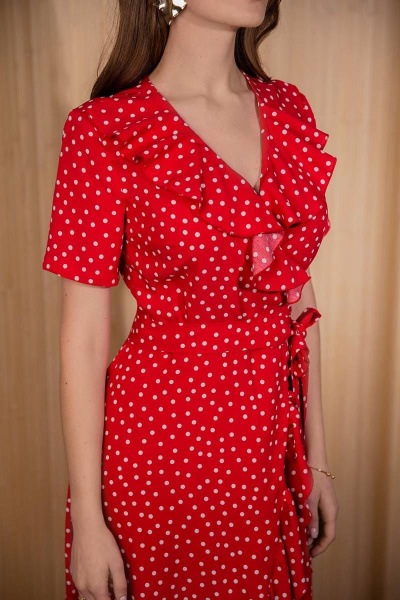 Платье Daloria 1769R красный - фото 4