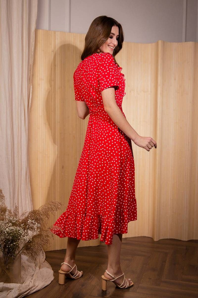 Платье Daloria 1769R красный - фото 3