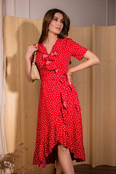 Платье Daloria 1769R красный - фото 1