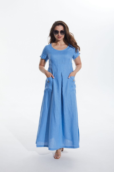 Платье MALI 422-040 голубой - фото 3