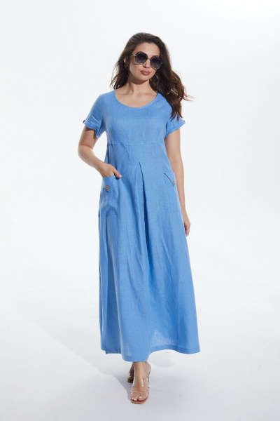 Платье MALI 422-040 голубой - фото 2