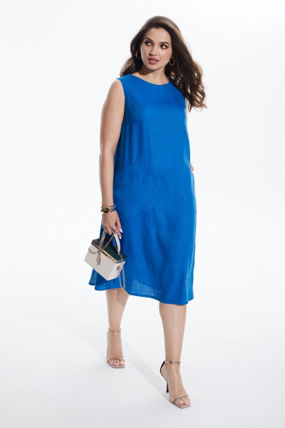 Платье MALI 422-051 синий - фото 1