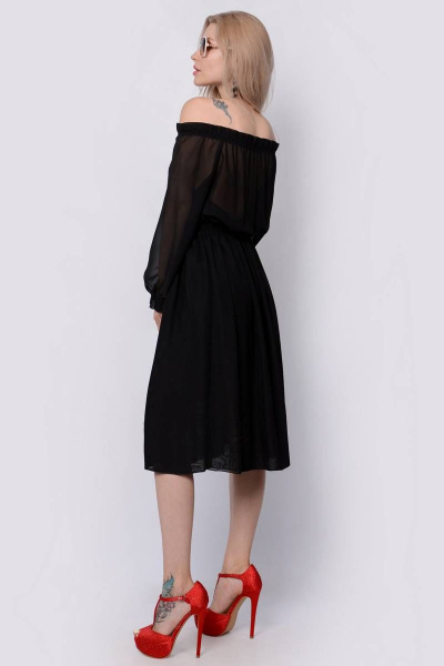 Платье PATRICIA by La Cafe F14639 черный - фото 2