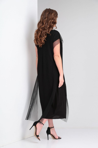 Платье Диомант 1183 черный - фото 6