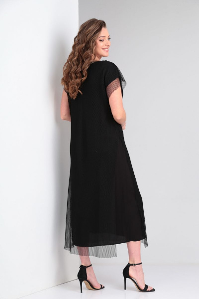 Платье Диомант 1183 черный - фото 5