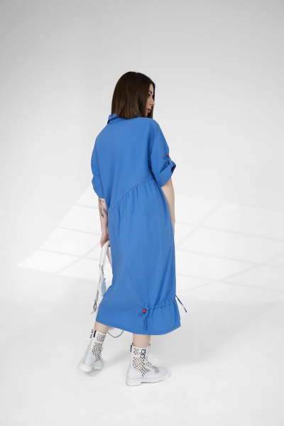 Платье ElPaiz NEW 780 синий - фото 3