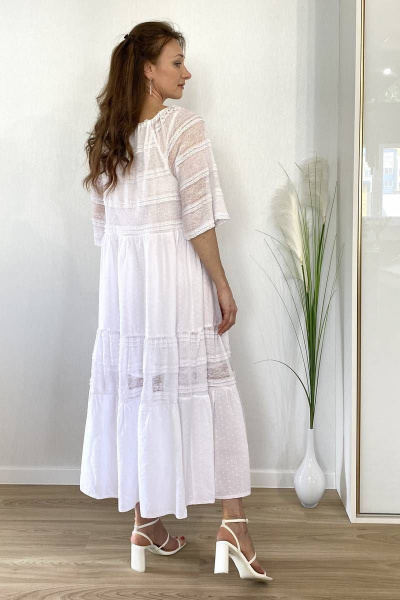 Платье Art Oliya 306 белый - фото 10