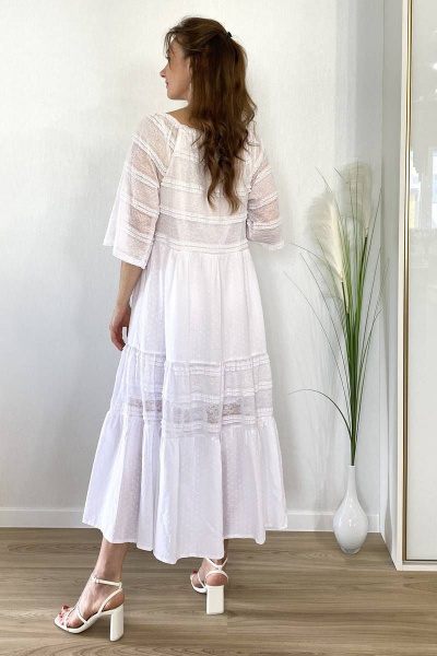 Платье Art Oliya 306 белый - фото 2