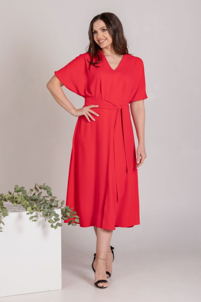 Платье Angelina 764 красный - фото 1