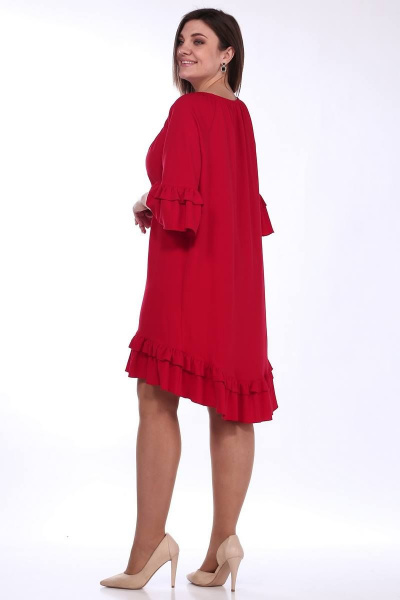 Платье Lady Style Classic 1294/2 красные_тона - фото 2