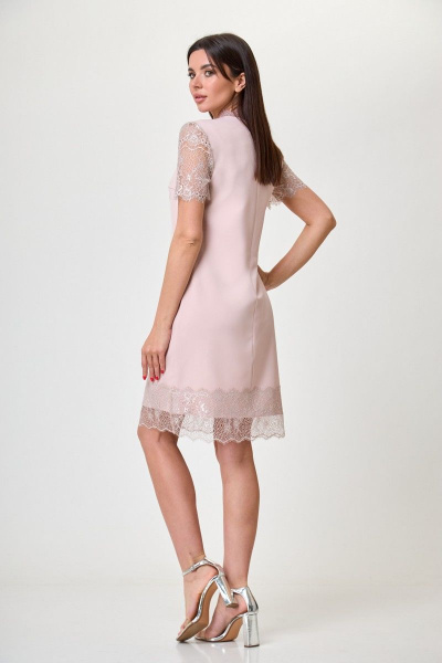 Платье Anelli 635 розовый - фото 6