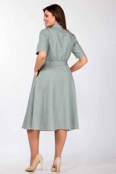Платье Lady Style Classic 1533 зеленые_тона - фото 2