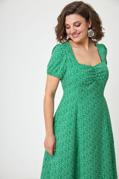 Платье Ollsy 1612 зеленый - фото 5