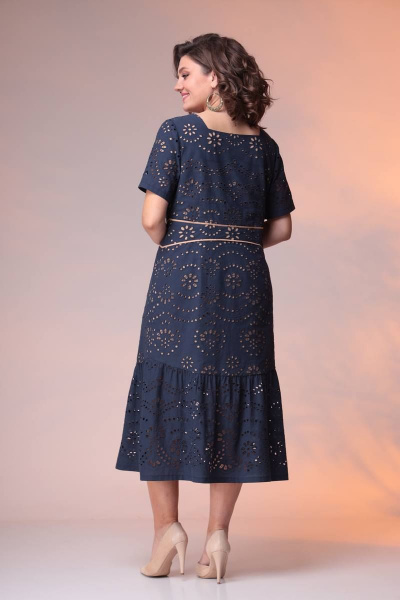 Платье Romanovich Style 1-2403 синий - фото 4