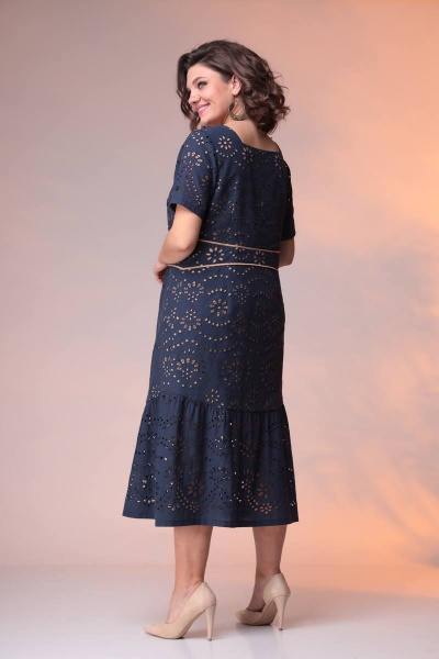 Платье Romanovich Style 1-2403 синий - фото 3