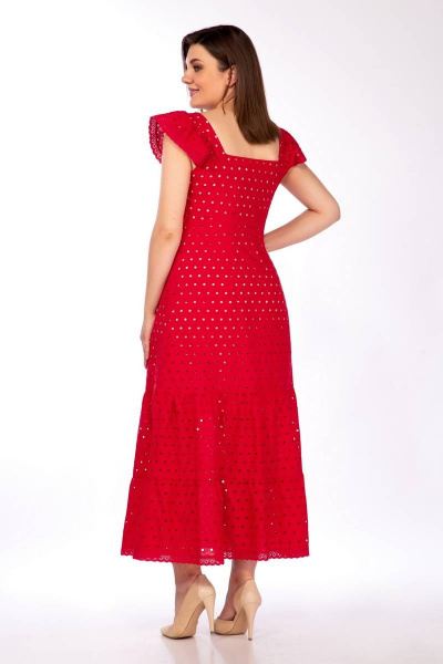 Платье LaKona 1451 красный - фото 2