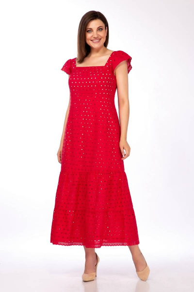 Платье LaKona 1451 красный - фото 1