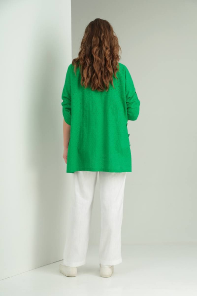 Блуза Rishelie 899-1 зеленый - фото 5