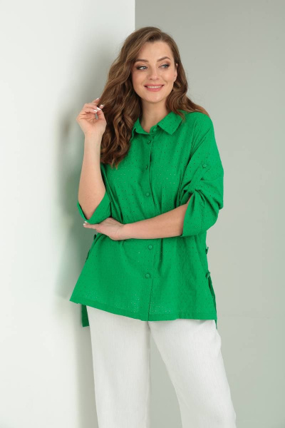 Блуза Rishelie 899-1 зеленый - фото 1