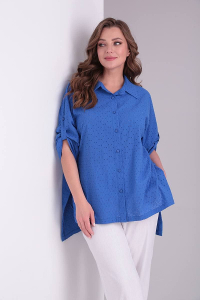 Блуза Rishelie 899-1 василек - фото 2