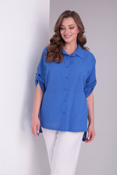 Блуза Rishelie 899-1 василек - фото 3