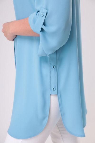 Блуза ANASTASIA MAK 856 голубой - фото 7