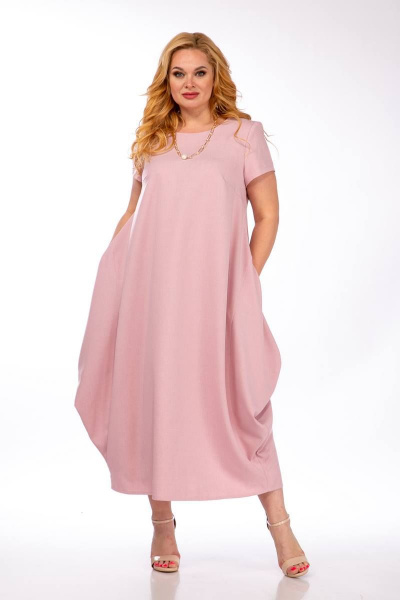 Платье SVT-fashion 570 розовый - фото 3