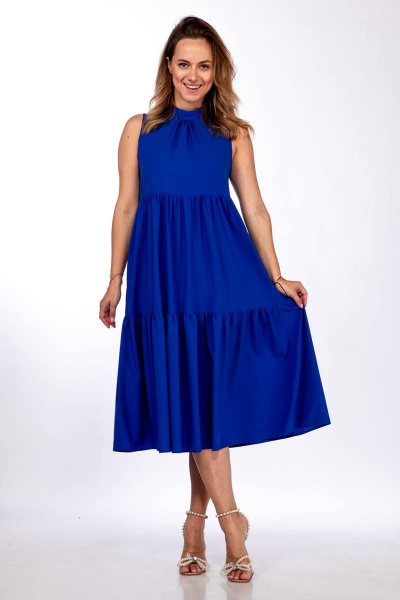 Платье TrikoTex Stil Л2211 синий - фото 2