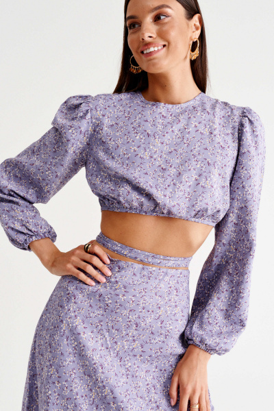 Блуза, юбка MUA 37-273-purple - фото 4
