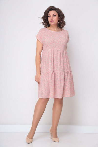 Платье Solomeya Lux 927 розовый - фото 3