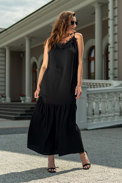 Платье Andina 805 черный - фото 1
