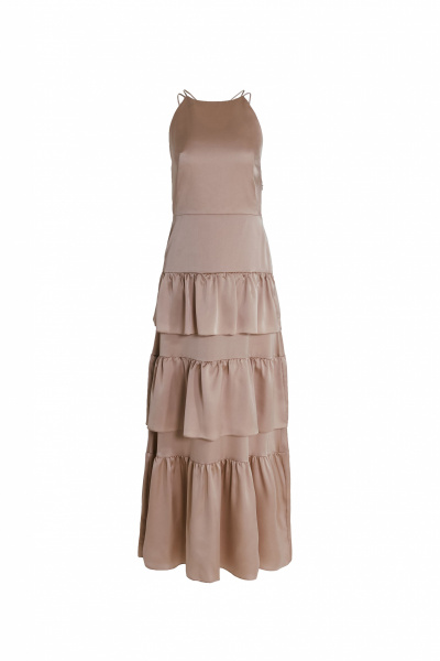 Платье Elema 5К-10950-1-170 бежевый - фото 1