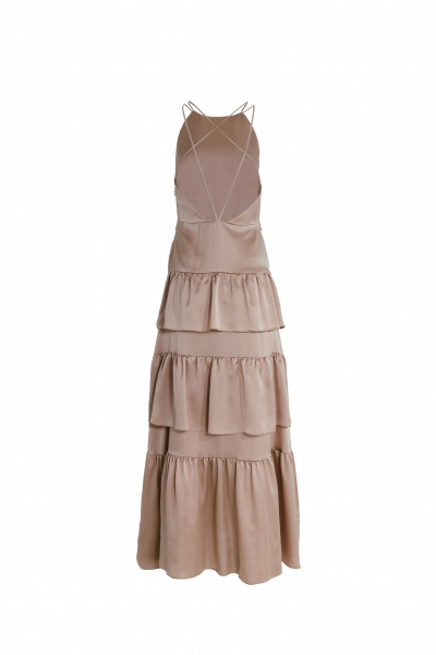 Платье Elema 5К-10950-1-170 бежевый - фото 2