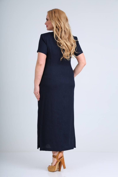 Платье SVT-fashion 556 темно-синий - фото 2