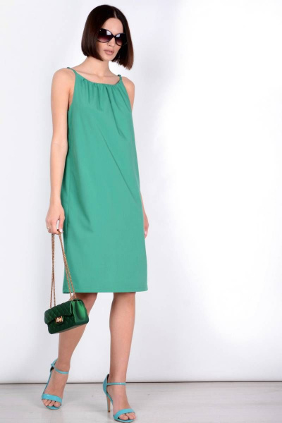 Платье PATRICIA by La Cafe NY15319 ярко-зеленый - фото 2