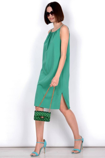 Платье PATRICIA by La Cafe NY15319 ярко-зеленый - фото 1