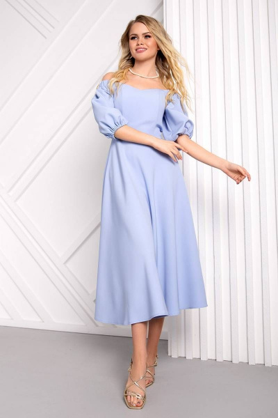 Платье Daloria 1815R голубой - фото 1