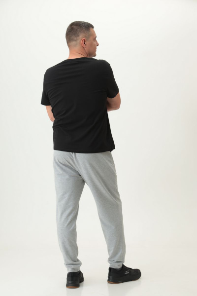 Бомбер, брюки, футболка T&N 8003 хаки+серый_меланж+черный - фото 10